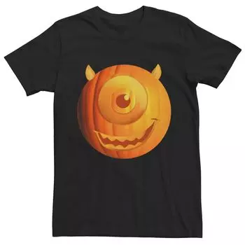 Мужская футболка Monsters University Mike Pumpkin Face Licensed Character