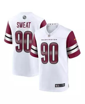 Мужская футболка montez sweat white washington commanders game jersey Nike, белый