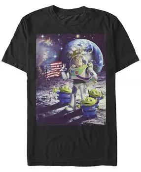 Мужская футболка moon guy с круглым вырезом и короткими рукавами Fifth Sun, черный