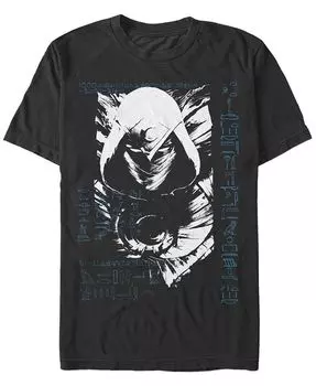 Мужская футболка Moon Knight Grunge с коротким рукавом Fifth Sun, черный