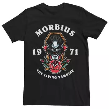 Мужская футболка Morbius The Living Vampire 1971 в стиле татуировки Marvel