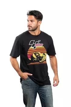 Мужская футболка Moto GP Sunset Petrol Heads, черный