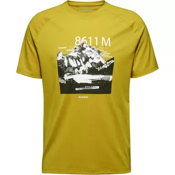 Мужская футболка Mountain 8611m Mammut, желтый