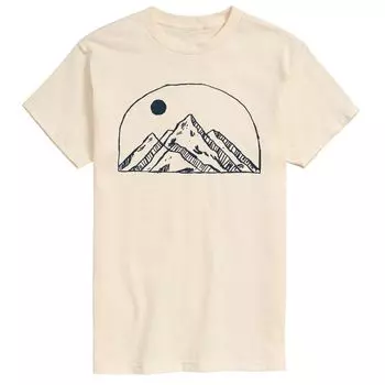 Мужская футболка Mountain Sketch Licensed Character