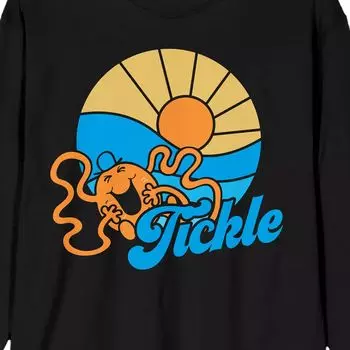 Мужская футболка Mr. Men And Little Miss Tickle с рисунком и длинными рукавами Licensed Character
