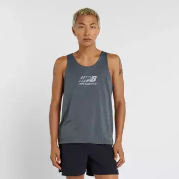 Мужская футболка MT51200GT New Balance, темно-серый