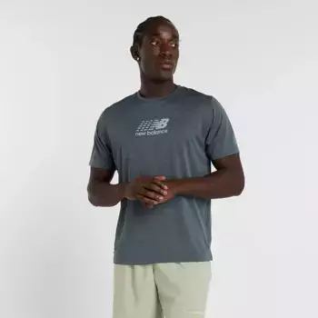 Мужская футболка MT51204GT New Balance, темно-серый