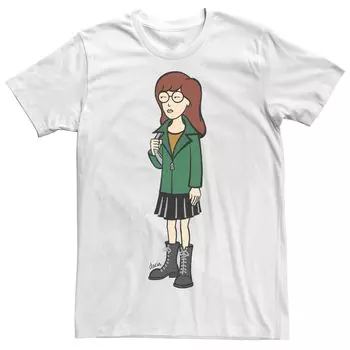 Мужская футболка MTV Daria с портретом всего тела и плакатом Licensed Character