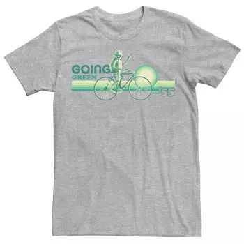 Мужская футболка Muppet Green Stripes Line Art Licensed Character