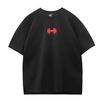 Мужская футболка Muscle Dog, черный