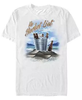 Мужская футболка My Bucket List с короткими рукавами и круглым вырезом Fifth Sun, белый