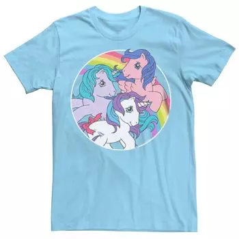 Мужская футболка My Little Pony Rarity и Twilight Licensed Character