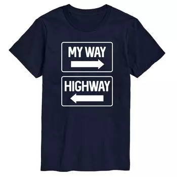 Мужская футболка My Way Highway Licensed Character