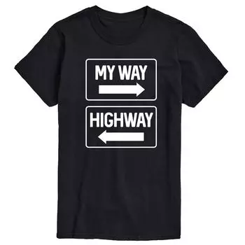 Мужская футболка My Way Highway Licensed Character