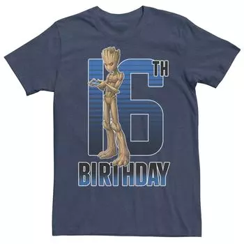 Мужская футболка на 16-летие Marvel Groot Licensed Character
