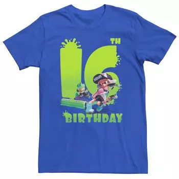 Мужская футболка на 16-летие Nintendo Splatoon Licensed Character