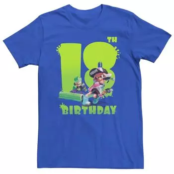 Мужская футболка на 18-летие Nintendo Splatoon Licensed Character