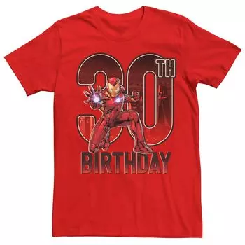 Мужская футболка на 30-летие Marvel Iron Man Licensed Character