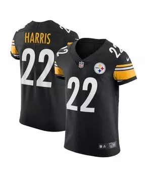Мужская футболка najee harris black pittsburgh steelers vapor elite Nike, черный