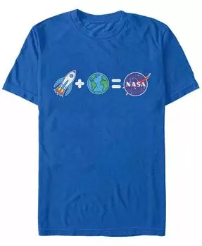 Мужская футболка NASA Emoji Story с коротким рукавом Fifth Sun, синий