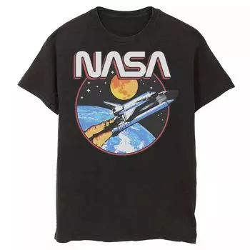 Мужская футболка NASA в стиле ретро Lift Off Space Tee Licensed Character