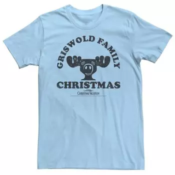 Мужская футболка National Lampoon's Christmas Vacation Griswold Family с текстом Licensed Character