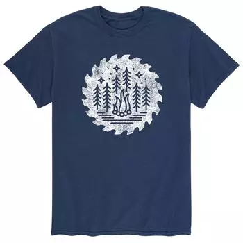 Мужская футболка Nature Saw Blade Licensed Character