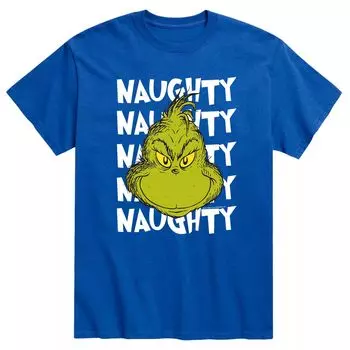 Мужская футболка Naughty Dr. Seuss The Grinch Licensed Character