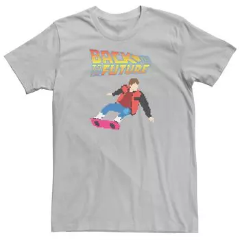 Мужская футболка «Назад в будущее» 8-битная футболка Marty Hoverboard Licensed Character