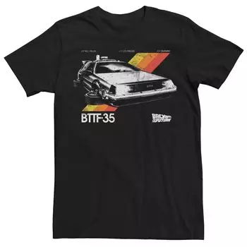 Мужская футболка «Назад в будущее» BTTF35 Delorean Retro Licensed Character