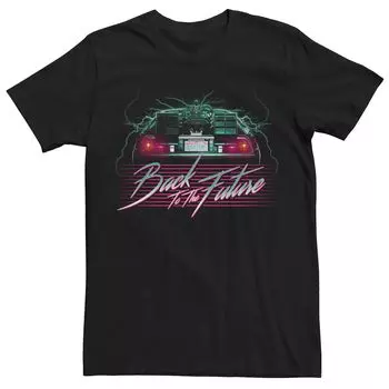 Мужская футболка «Назад в будущее» DeLorean Licensed Character
