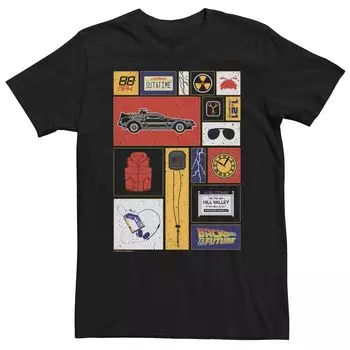 Мужская футболка «Назад в будущее» с значками в упаковке Licensed Character
