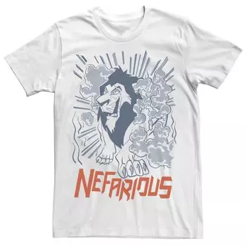 Мужская футболка Nefarious со шрамом «Король Лев» Disney
