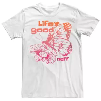 Мужская футболка Neff Brand Butterfly Life Is Good Licensed Character