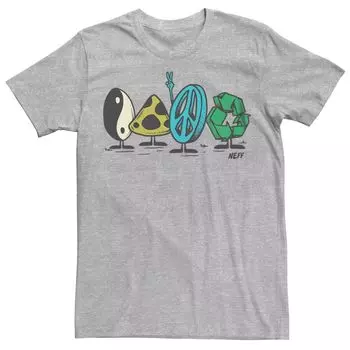 Мужская футболка Neff Brand Four Symbols Licensed Character