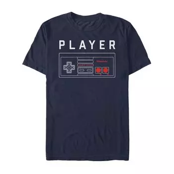 Мужская футболка NES Player One Controller Licensed Character