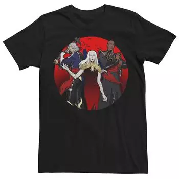 Мужская футболка Netflix Castlevania Carmilla Group Shot Licensed Character