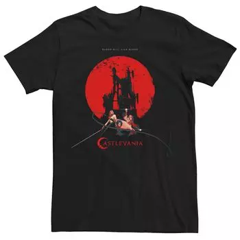 Мужская футболка Netflix Castlevania Heroes Red Moon Licensed Character