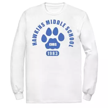 Мужская футболка Netflix Stranger Things Hawkins Middle School Cubs 1983 Licensed Character