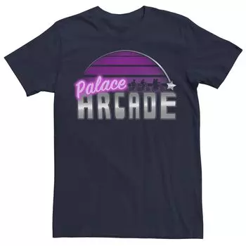 Мужская футболка Netflix Stranger Things Palace Arcade с градиентным логотипом Licensed Character