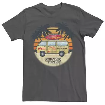 Мужская футболка Netflix Stranger Things Surfer Boy Pizza Licensed Character