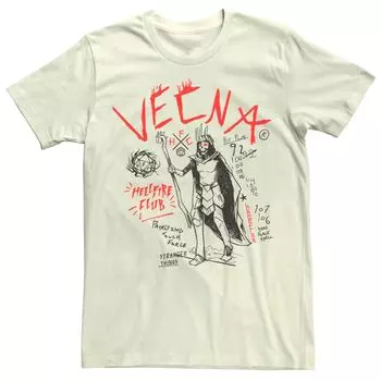 Мужская футболка Netflix Stranger Things Vecna Hellfire Club Licensed Character