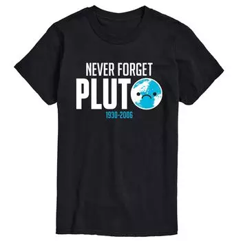 Мужская футболка Never Forget Pluto Licensed Character