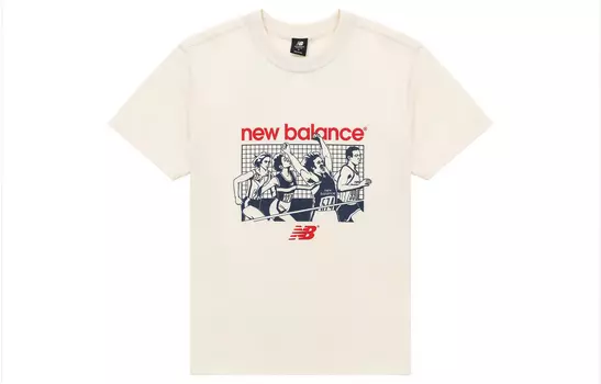 Мужская футболка New Balance, молочный