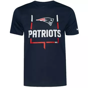 Мужская футболка New England Patriots NFL Nike Legend Goal