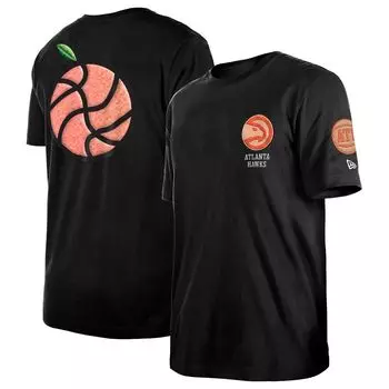 Мужская футболка New Era Black Atlanta Hawks 2022/23 City Edition Elite Pack