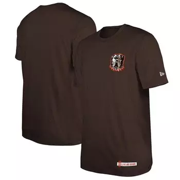 Мужская футболка New Era Brown Cleveland Browns 2024 Training Camp NFL, цвет Brn Brown