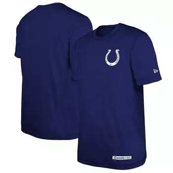Мужская футболка New Era Royal Indianapolis Colts 2024 NFL Training Camp, цвет Clt Blue