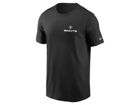 Мужская футболка new orleans saints local phrase Nike, черный