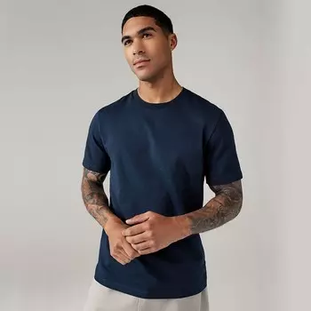 Мужская футболка NEXT Smart Stripe, цвет Navy Stripe